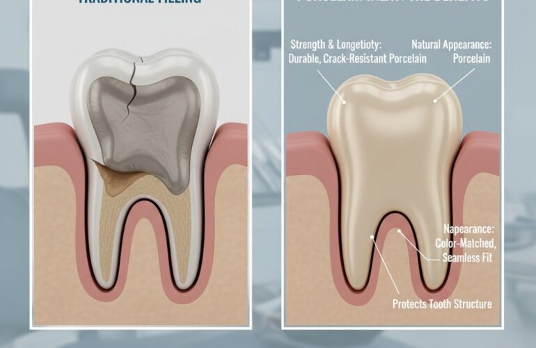 The Benefits of Porcelain Inlays