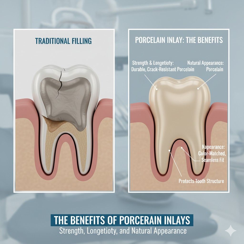 The Benefits of Porcelain Inlays